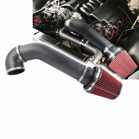 4 Inch LS Swap Cold Air Intake Kit w/ Filter For LSX LS1 LS2 4.8L,5.3L 5.7L 6.0L