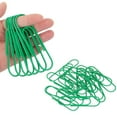 thumbnail image 1 of 4 Inch Large Paper Clip, 30PCS Big Paper Clip Extra Large Huge Metal Giant Clips Rust-proof Strong Durable Bulk Cute for Home Office Accessories Bookmark, Green, 1 of 6