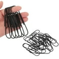 thumbnail image 1 of 4 Inch Large Paper Clip, 30PCS Big Paper Clip Extra Large Huge Metal Giant Clips Rust-proof Strong Durable Bulk Cute for Home Office Accessories Bookmark, Black, 1 of 6