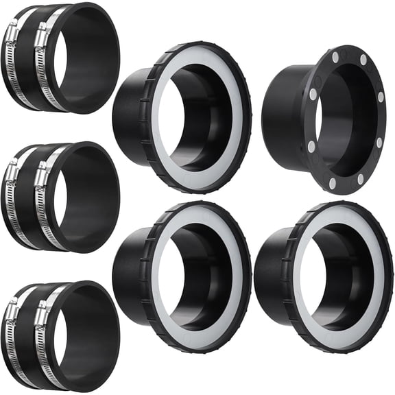 4 Inch Magnetic Dust Collector System, OnetoMulti Quick Connect Dust Collection Fittings for 4" Shop Vacuum Hose, for Table Saw, Planer, Joiner, Drum Sander Woodworking Tools