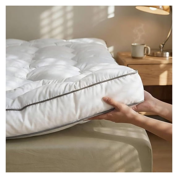 4 Inch Mattress Topper King Ultra Thick Soft Memory Foam King Bed Mattress Topper for Back Pain Universal Fit for Bedrooms, Guest Rooms & RVs, 80x78 Inch.