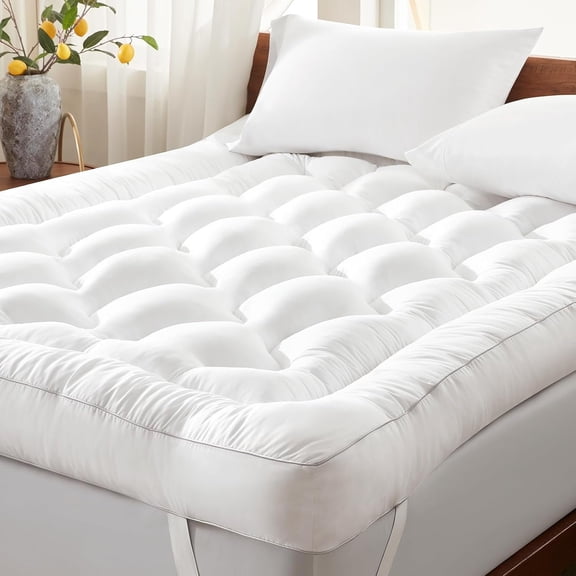 4 Inch Mattress Topper for , Breathable Memory Mattress Pad, Soft & Supportive Pillow Topper, 75x39x4 Inch
