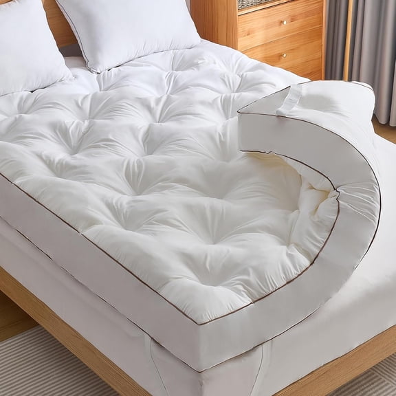 4 Inch Memory Mattress Topper for , Filled with Breathable Gel Memory , Comfort Supportive Pillow Top Mattress Topper, 80x60x4in