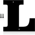 thumbnail image 1 of 4 Inch Metal Modern House Numbers, House Address Letters and Numbers for Outside Signs - Metal Letters Door Numbers Signage Street Address Plaque for Garden Door Mailbox Dr (Letter L), 1 of 6