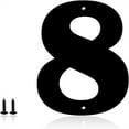 thumbnail image 1 of 4 Inch Metal Modern House Numbers, House Address Letters and Numbers for Outside Signs - Metal Letters Door Numbers Signage Street Address Plaque for Garden Door Mailbox Dr (Number 8), 1 of 6