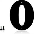 thumbnail image 1 of 4 Inch Metal Modern House Numbers, House Address Letters and Numbers for Outside Signs - Metal Letters Door Numbers Signage Street Address Plaque for Garden Door Mailbox Dr (Number 0), 1 of 6