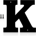 thumbnail image 1 of 4 Inch Metal Modern House Numbers, House Address Letters and Numbers for Outside Signs - Metal Letters Door Numbers Signage Street Address Plaque for Garden Door Mailbox Dr (Letter K), 1 of 6