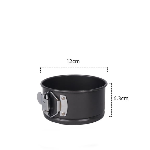4-Inch Mini Springform Pan Set - 2 Piece Small Nonstick Cheesecake Pan for Mini Cheesecakes, Pizzas and Quiches