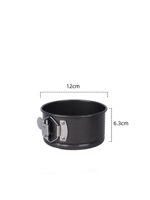 4-Inch Mini Springform Pan Set - 2 Piece Small Nonstick Cheesecake Pan for Mini Cheesecakes, Pizzas and Quiches