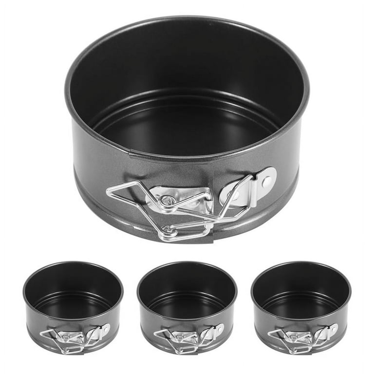 Wilton 4-Inch Mini Springform Pans for Mini Cheesecakes, Pizzas and  Quiches, 3-Piece Set, Steel