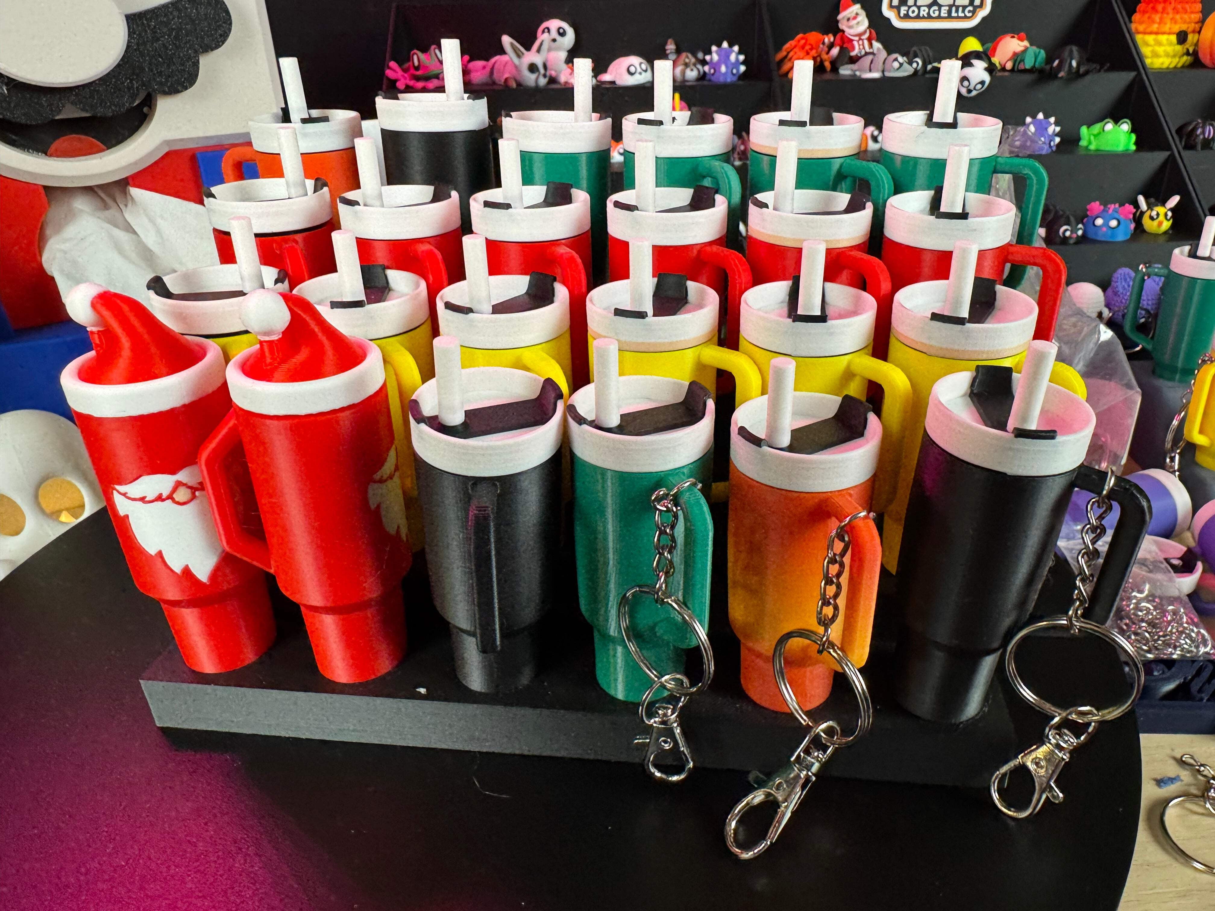 4-Inch Mini 'Stanley' Cup Keychain Chapstick Container - Walmart.com