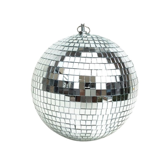 4 Inch Mirror Disco Ball, Silver Hanging Disco Ball Ornament for Party Stage Lighting, Wedding Centerpieces, Holiday Tree Decor, Home Dance Floor Accents, and Festive Event Displays