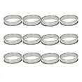 thumbnail image 1 of 4 Inch Muffin Rings Crumpet Rings, Set of 30 Stainless Steel Muffin Rings Molds Double Rolled Tart Rings Round Tart Ring, 1 of 8