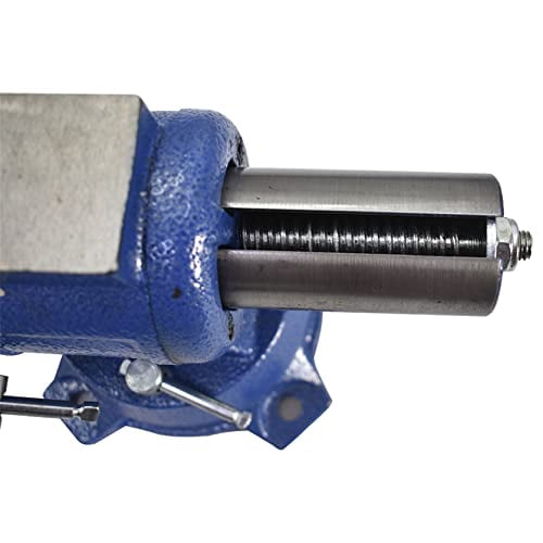 4-Inch Multi Purpose Heavy Vise with Double Swivel Rotating, Vise with Anvil Stand for Clamping Fixing Equipment Home or Industrial Use