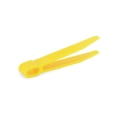 thumbnail image 1 of 4 Inch Multi-Purpose Plastic Tweezers for Motor Skill Development and Science Discovery Yellow Flat-Head Tongs for Classroom Study Sessions, 1 of 5