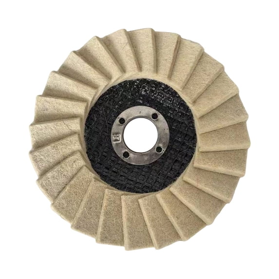 4 Inch Multi-Surface Flap Wool Buffing Wheel Flap Wool Polishing Wheel ...