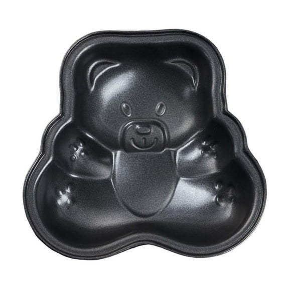 4 Inch Nonstick Mini Bundt Cake Pan, 1pc for Baking, Carbon Steel Fluted Cake Pans, Metal Round Pumpkin Shaped Cake Mould for Cupcake, Muffin, Brownie, Pudding