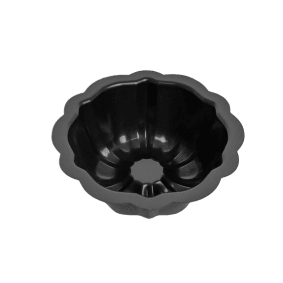 4 Inch Nonstick Mini Bundt Cake Pan Set, Black Cake Pan for Cupcake Muffin Brownie Pudding 1Pc