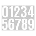 thumbnail image 1 of 4 Inch Number Vinyl Label Stickers Adhesive Number Decals Large Mailbox Number Signs Number Labels For Car Home Multicolor, 1 of 9