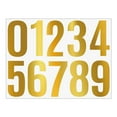 thumbnail image 1 of 4 Inch Number Vinyl Label Stickers Adhesive Number Decals Large Mailbox Number Signs Number Labels For Car Home Multicolor, 1 of 9