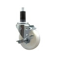 thumbnail image 1 of 4 Inch Nylon Swivel 1-1/4 Inch Expanding Stem Caster with Brake SCC, 1 of 2
