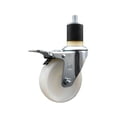 thumbnail image 1 of 4 Inch Nylon Swivel 1-7/8 Inch Expanding Stem Caster Total Lock Brake SCC, 1 of 2