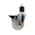 thumbnail image 1 of 4 Inch Nylon Swivel 1-7/8 Inch Expanding Stem Caster with Brake SCC, 1 of 2
