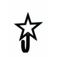 thumbnail image 1 of 4 Inch Open Star Wall Hook Small, 1 of 2