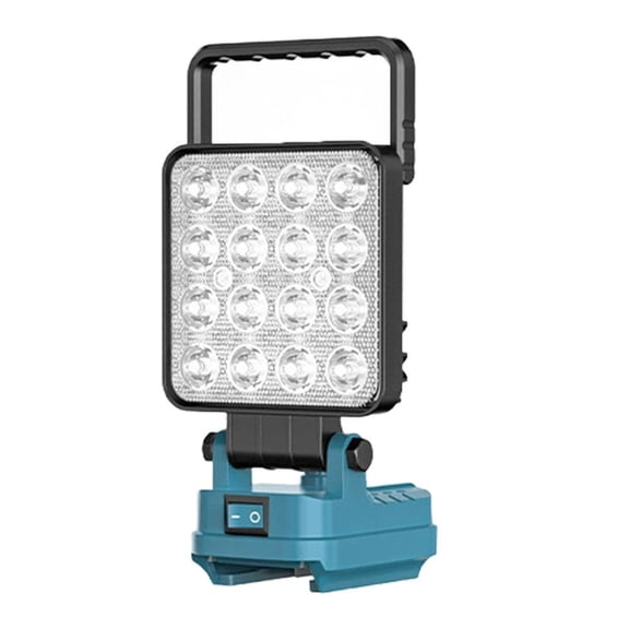 4-Inch Outdoor Work Light with Powerful Illumination and Dual USB Output, Made of ABS Plastic and Metal for Demanding Environments