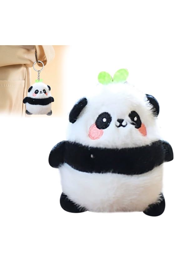 4-Inch Panda Keychain, Panda Plush Toy Pendant, Keychain, Soft Animal Doll, Can Be Hung On Handbags, Purses And Cars.