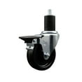 thumbnail image 1 of 4 Inch Phenolic Swivel 1-3/4 Inch Expanding Stem Caster with Brake SCC, 1 of 2