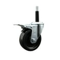 thumbnail image 1 of 4 Inch Phenolic Swivel 3/4 Inch Expanding Stem Caster Total Lock Brake SCC, 1 of 2