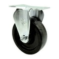 thumbnail image 1 of 4 Inch Phenolic Wheel Rigid Top Plate Caster Service Caster Brand, 1 of 2
