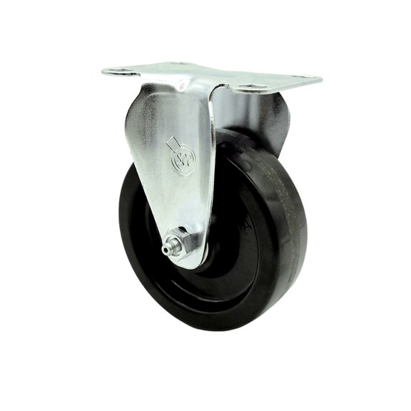 4 Inch Phenolic Wheel Rigid Top Plate Caster Service Caster Brand