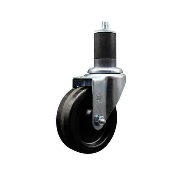 4 Inch Phenolic Wheel Swivel 1-5/8 Inch Expanding Stem Caster SCC
