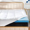 4 Inch Pillow Top Memory Foam Mattress Topper Full Serene Lux Dual