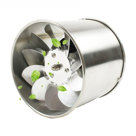 4 Inch Pipe Stainless Steel Exhaust Fan Window Duct Air Ventilation Blower 4'' Toilet Kitchen Ventilator Booster Extractor 100mm