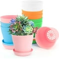 4 Inch Plant Pots 10 Pcs Small Flower Pots For
