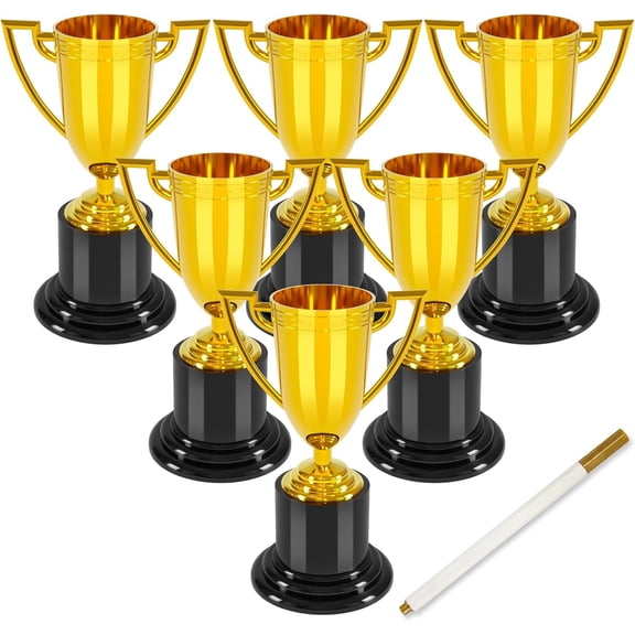 4 Inch Plastic Trophy Set of 6