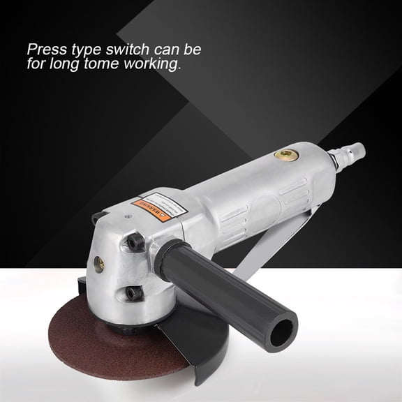 4 Inch Pneumatic Angle Grinder - 11000 RPM Air Grinding and Polishing Tool for Automotive and Metalworking