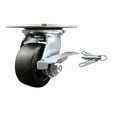 thumbnail image 1 of 4 Inch Polyolefin Caster with Roller Bearing and Brake/Swivel Lock SCC, 1 of 2