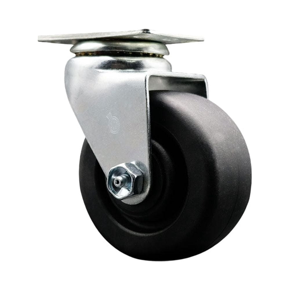 4 Inch Polyolefin Wheel Swivel Caster with Roller Bearing Service ...