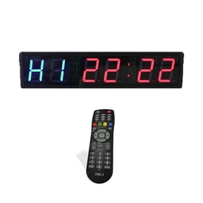 4 Inch Portable Gym Timer Remote Control Interval Time Digital Switch 7 Segment Clock