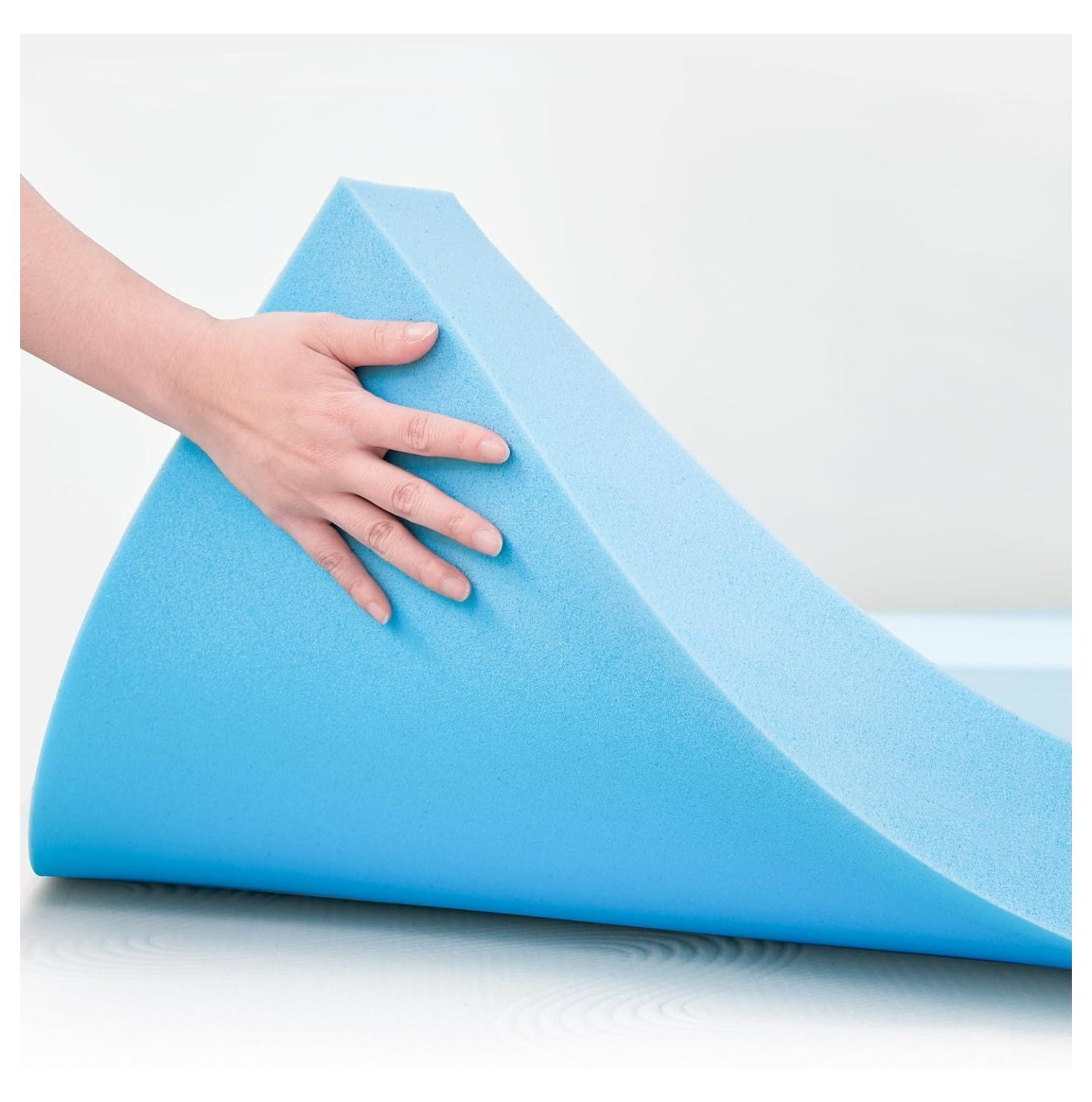 4 Inch Queen Mattress Topper, Gel Infused Memory Foam Bed Topper for