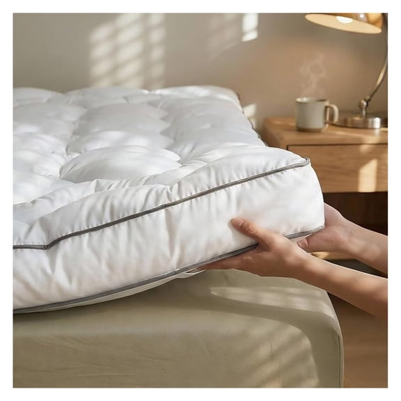 4 Inch Queen Mattress Topper - Ultra Thick Soft Memory Foam Mattress Topper for Body , Universal Fit for Bedrooms, Guest Rooms & RVs, 80x60 Inch.