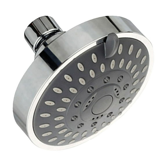 4 Inch Rainfall Shower Head High Pressure Round Rain Fall Showerhead ABS Adjustable Angle Bathroom Fixture
