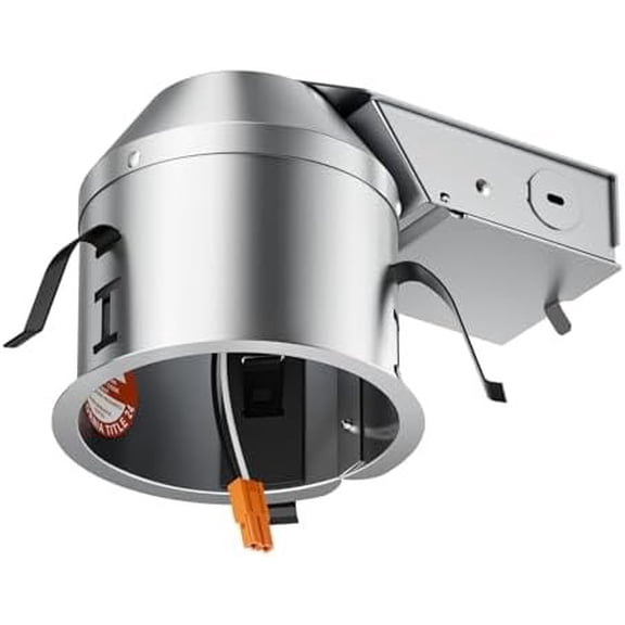 4 Inch Remodel Recessed Housing,Recessed Lighting Housing,IC Rated & Air Tight, TP24 Connector, ETL Listed