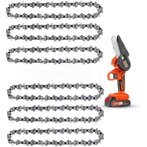 4 Inch Replacement Chains for Stihl GTA 26, Mini Chainsaw Chain 1/4" Pitch .043" Gauge 28 DL, Fits Model 3670 005 0028 for Wood Branch Cutting 6 Pieces$$Tools