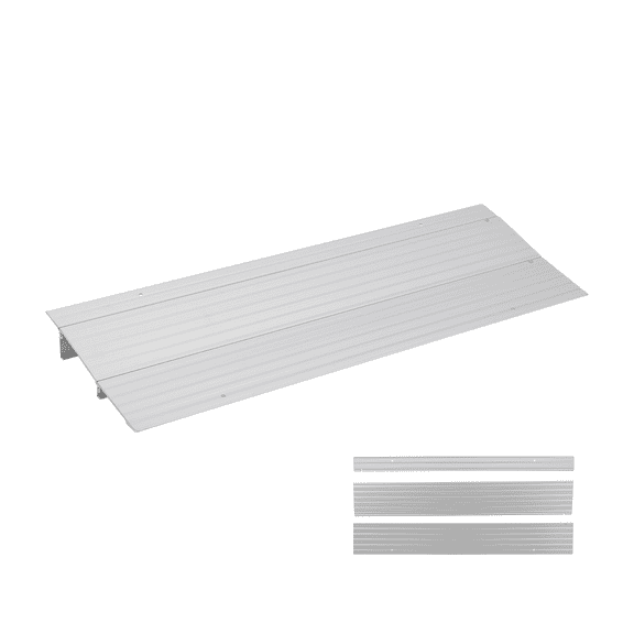 4 Inch Rise Threshold Ramps for Doorways – Portable Door Ramps 700 lbs Capacity Adjustable Aluminum Entry Ramp for Wheelchairs Scooters Walkers Power Chairs