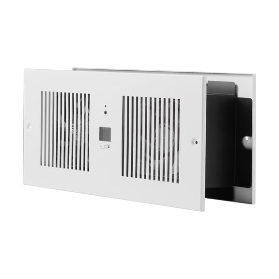 4-Inch Room to Room Fan, 300 CFM Through Wall Fan with Remote and Temperature Control, 10-Speed Quiet Vent for Kitchen Garage